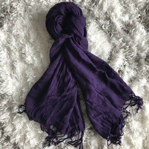 Purple Scarf for the Fall